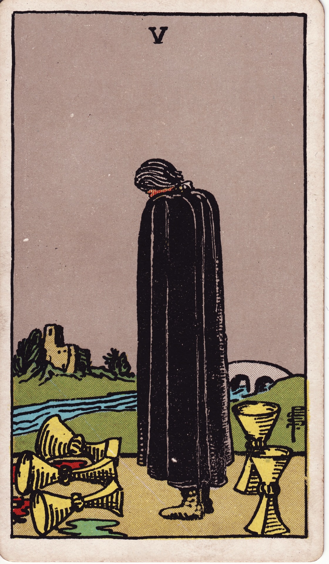 컵 5 (Five of Cups)