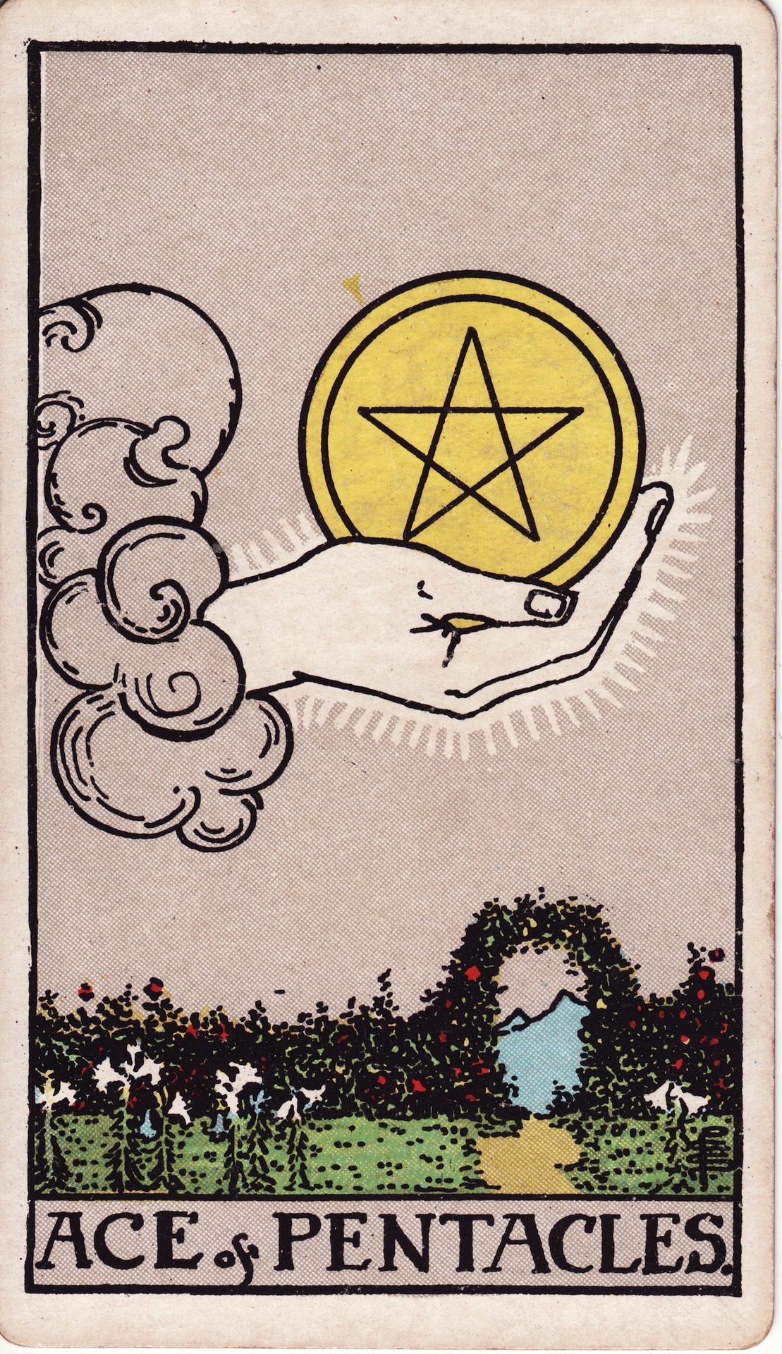 펜타클 에이스 (Ace of Pentacles)