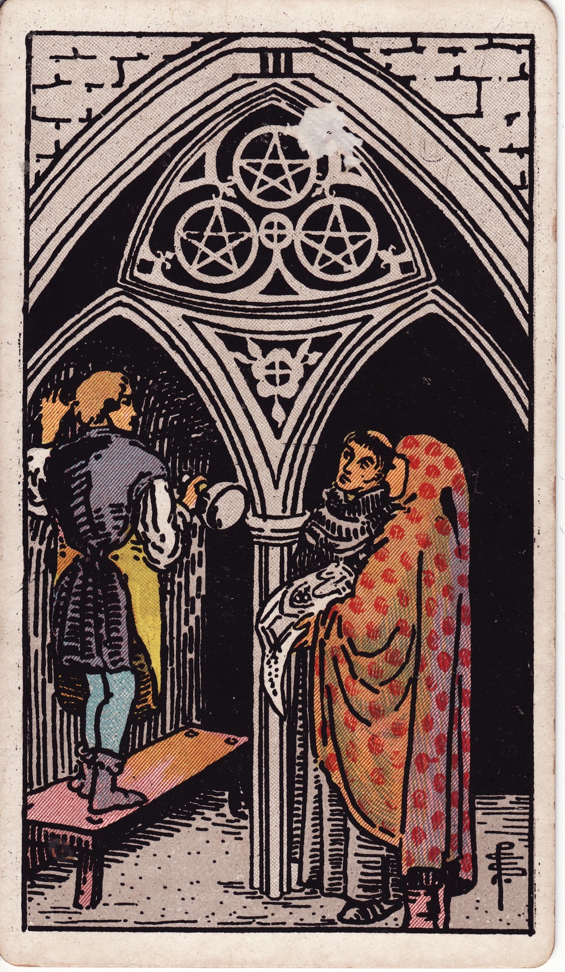 펜타클 3 (Three of Pentacles)