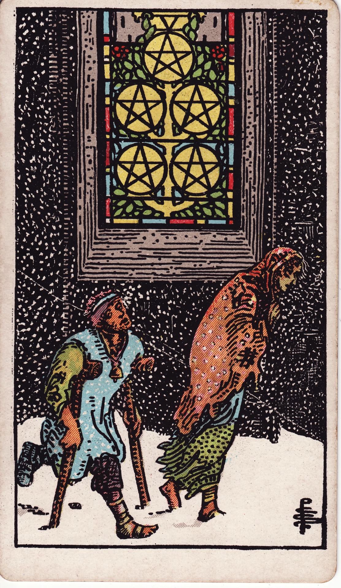 펜타클 5 (Five of Pentacles)