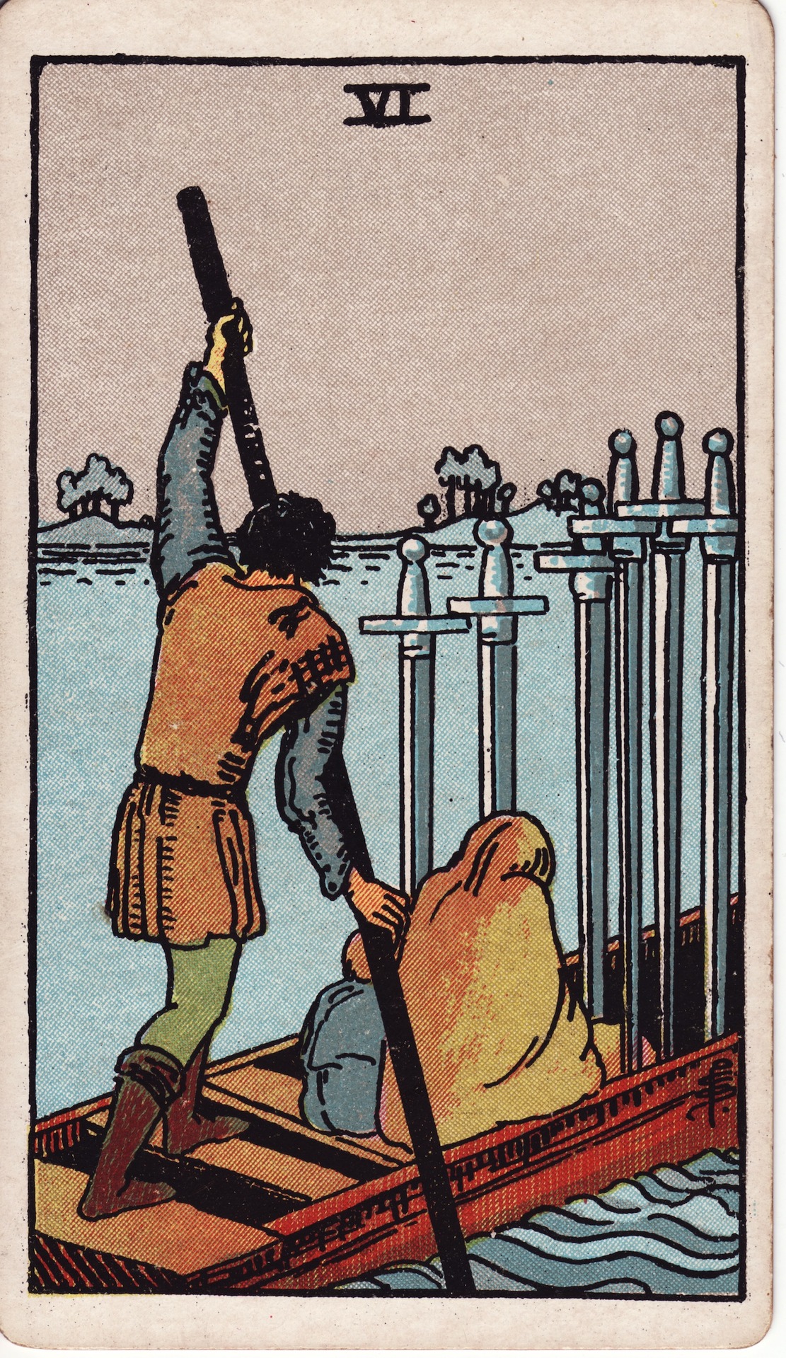 소드 6 (Six of Swords)