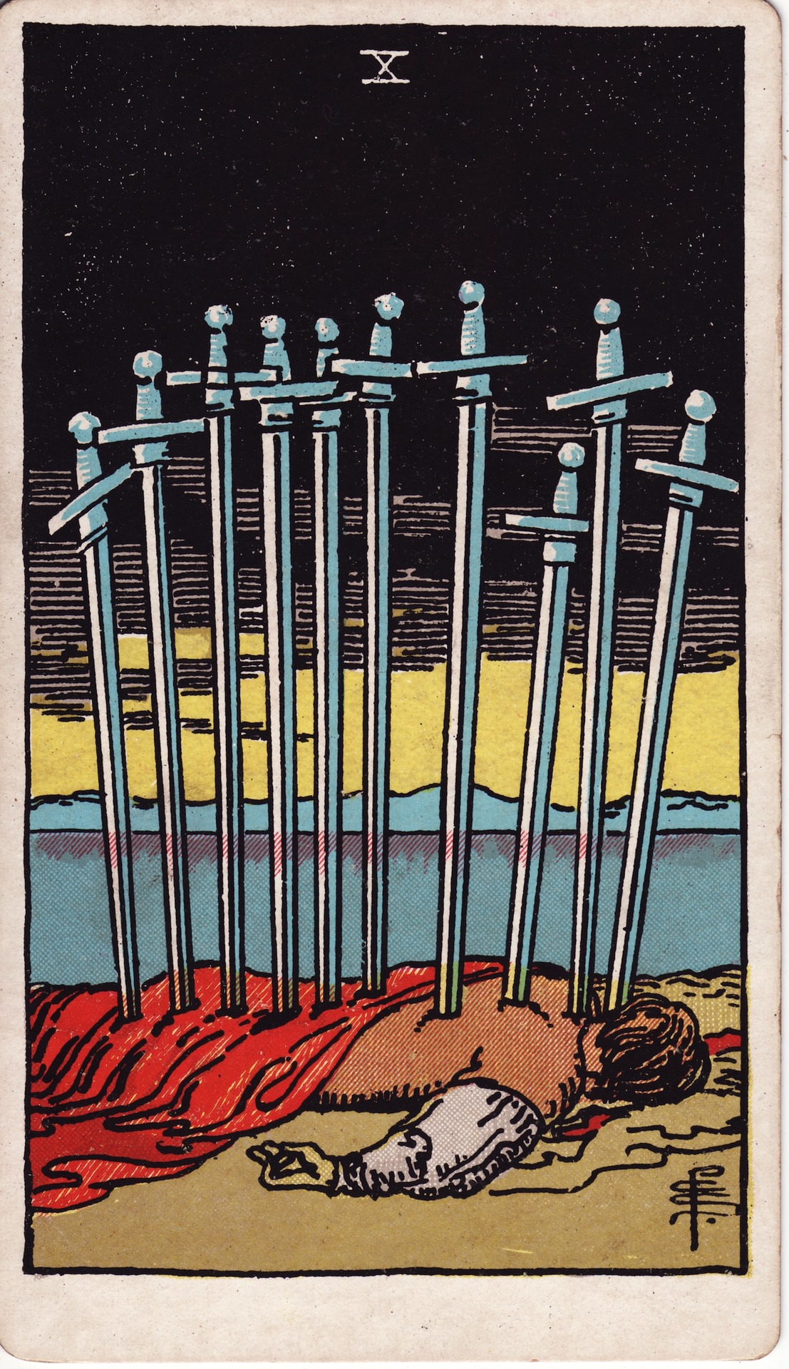 소드 10 (Ten of Swords)
