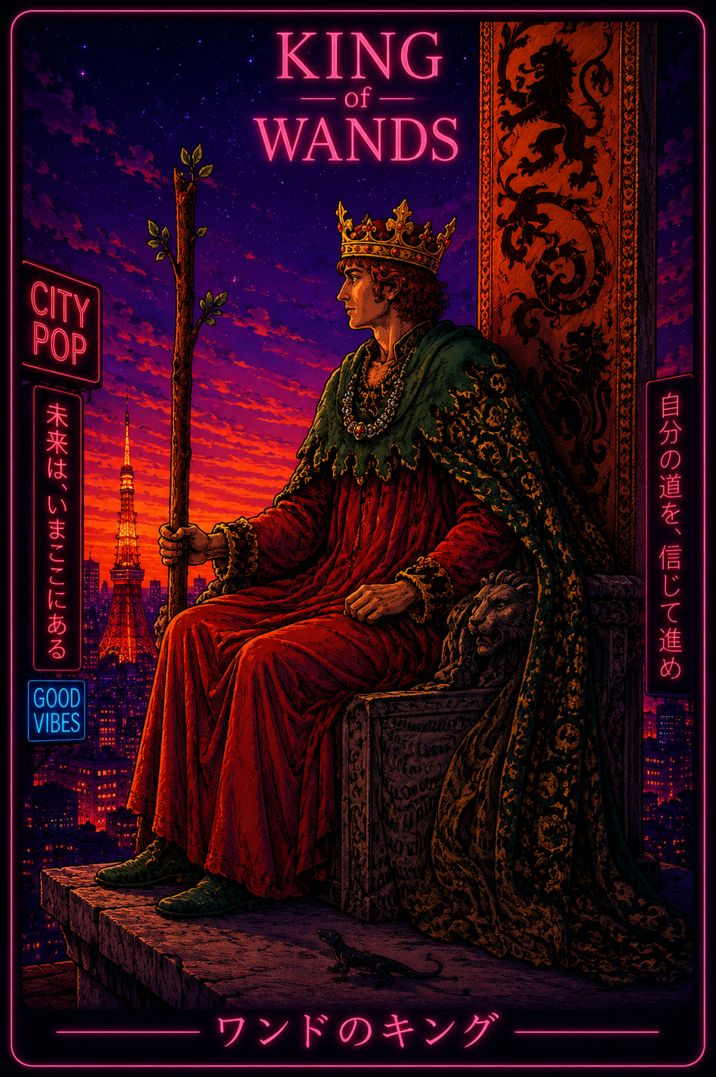 완드 왕 (King of Wands)