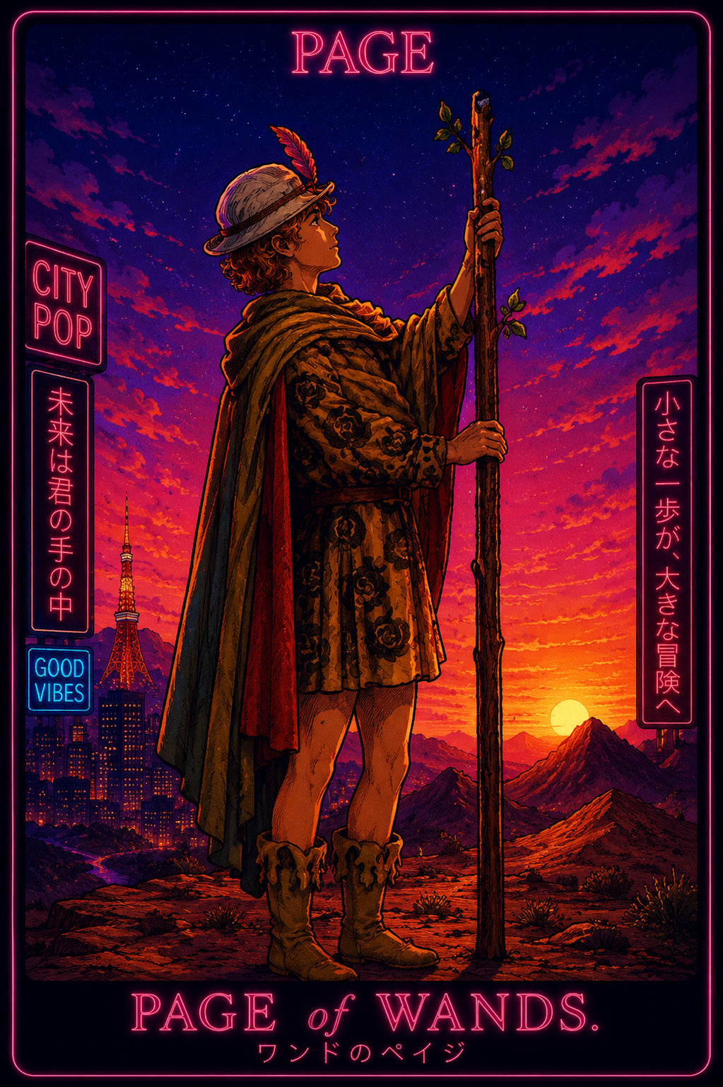 완드 시종 (Page of Wands)