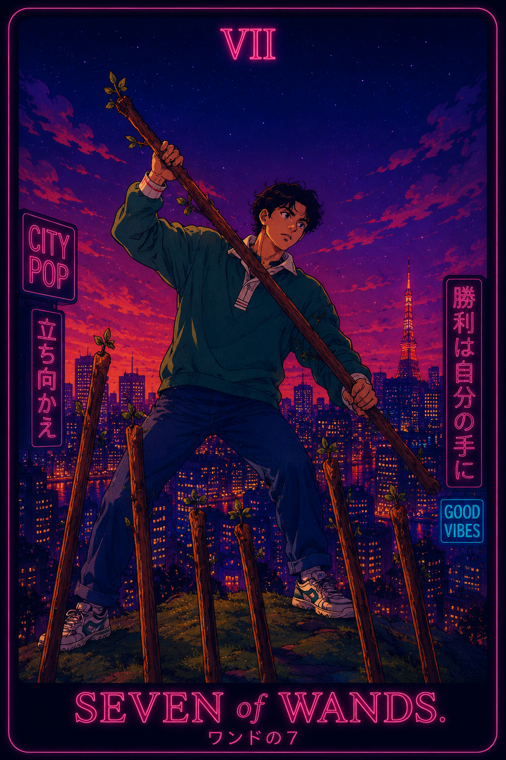 완드 7 (Seven of Wands)