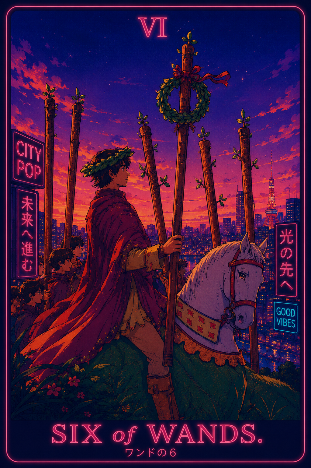 완드 6 (Six of Wands)