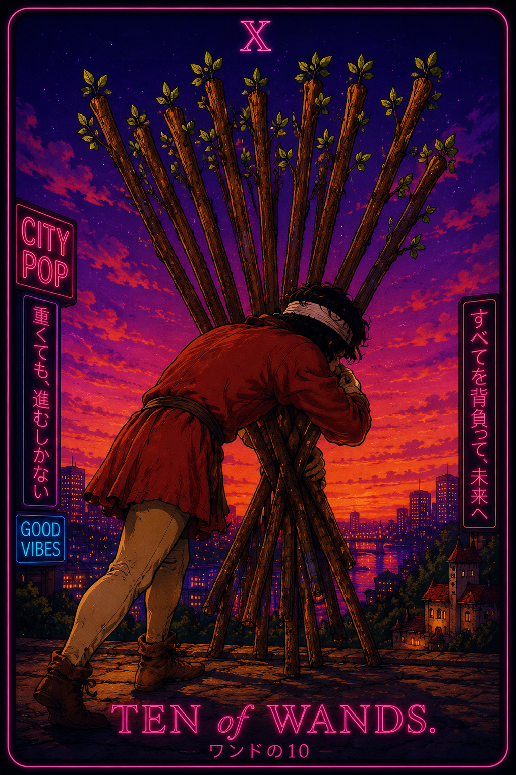완드 10 (Ten of Wands)